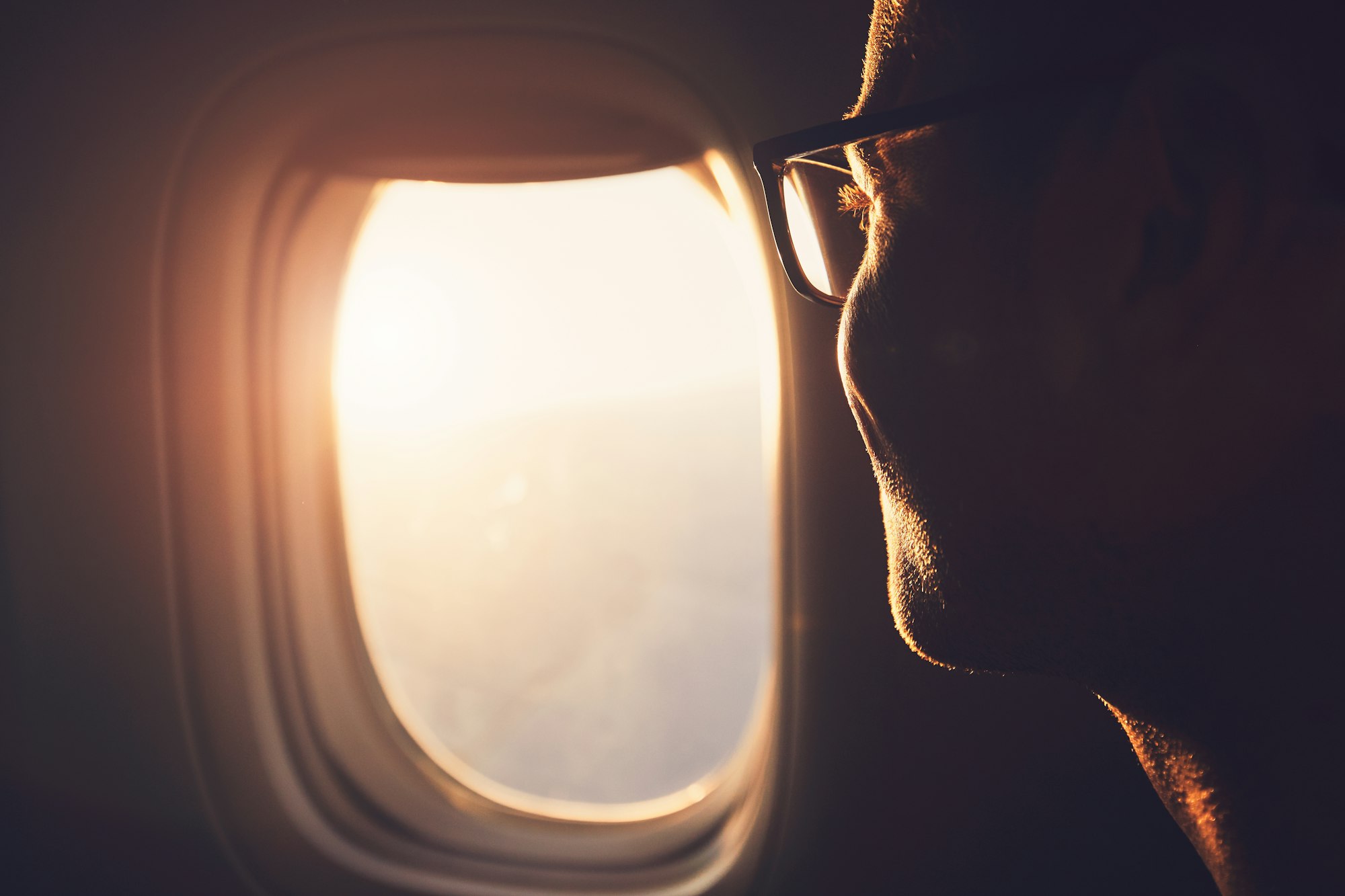Traveling by airplane